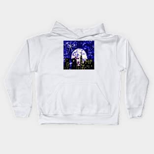 With The Moon's Approval Kids Hoodie